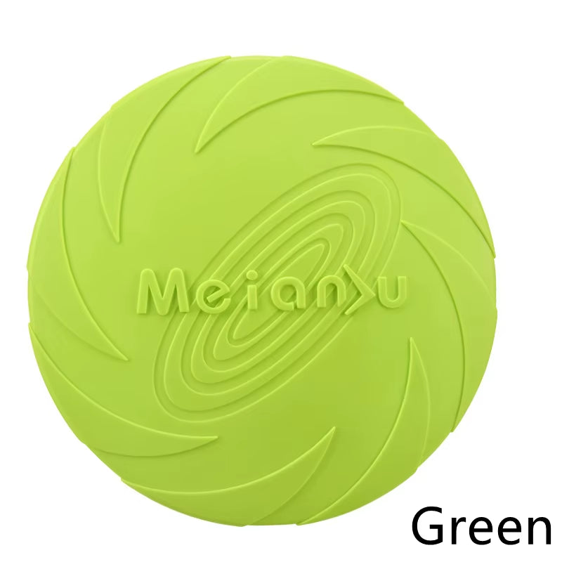 Silicone Flying Saucer Funny Dog Cat Toy Dog Game Flying Discs Resistant Chew Puppy Training Interactive Pet Supplies