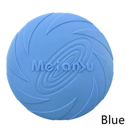 Silicone Flying Saucer Funny Dog Cat Toy Dog Game Flying Discs Resistant Chew Puppy Training Interactive Pet Supplies