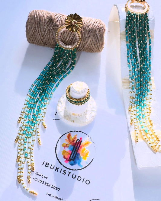 Peacok Earrings