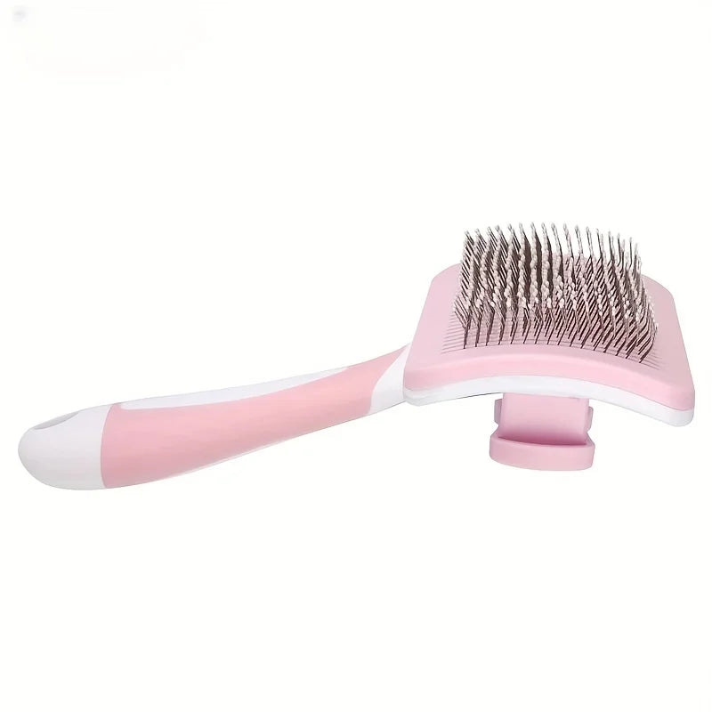 FurEase™ – Gentle Deshedding Brush for Dogs & Cats