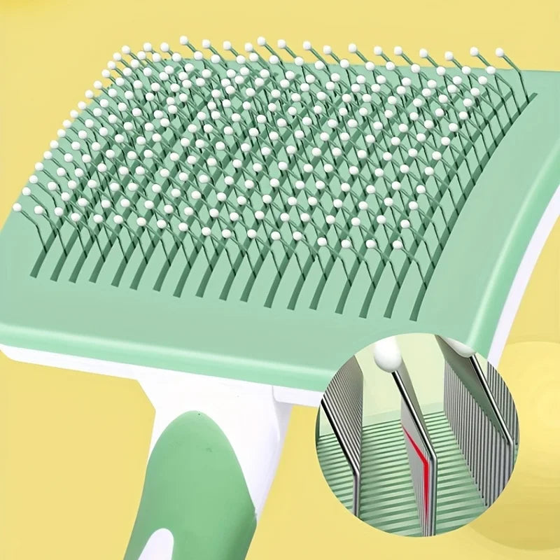 FurEase™ – Gentle Deshedding Brush for Dogs & Cats